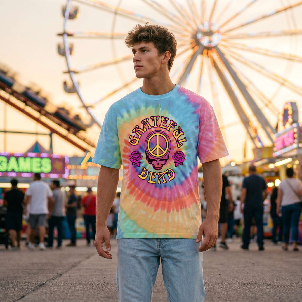 RELIX GD PEACE HEAD TIE DYE cd100 Eternity
