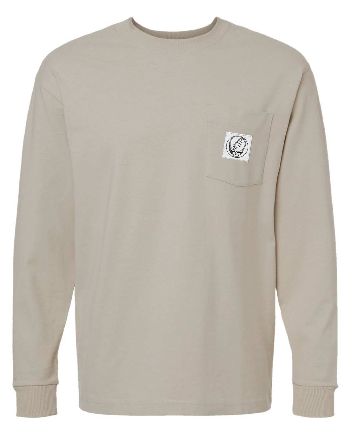 RELIX GD WOVEN LABEL STEALIE 9410 BONE L S