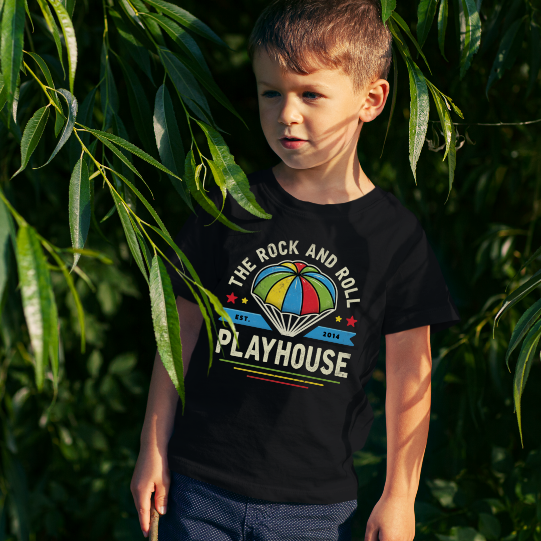 Parachute Toddler T-Shirt by The Rock and Roll Playhouse