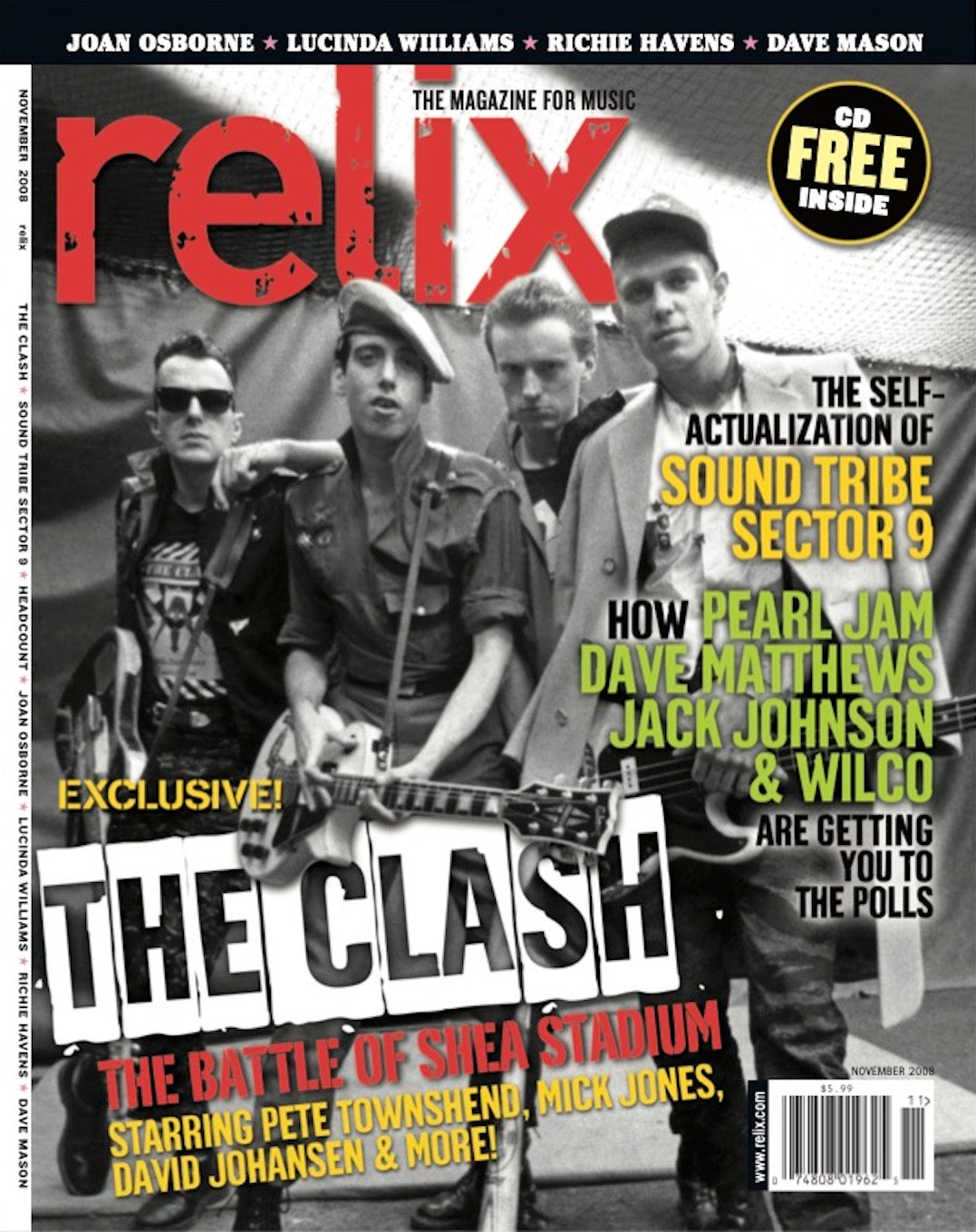 The Clash - November 2008 Relix Issue