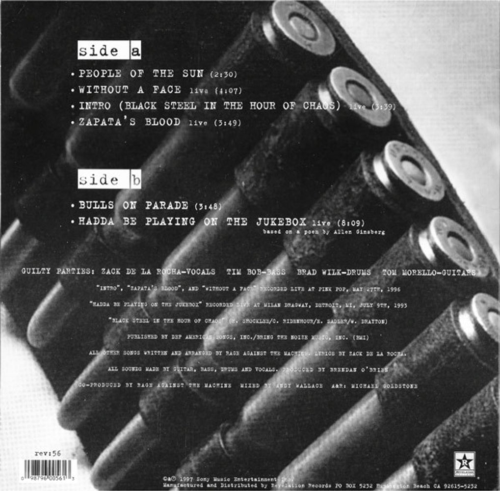 Rage Against The Machine – People of Sun (LP Vinyl)