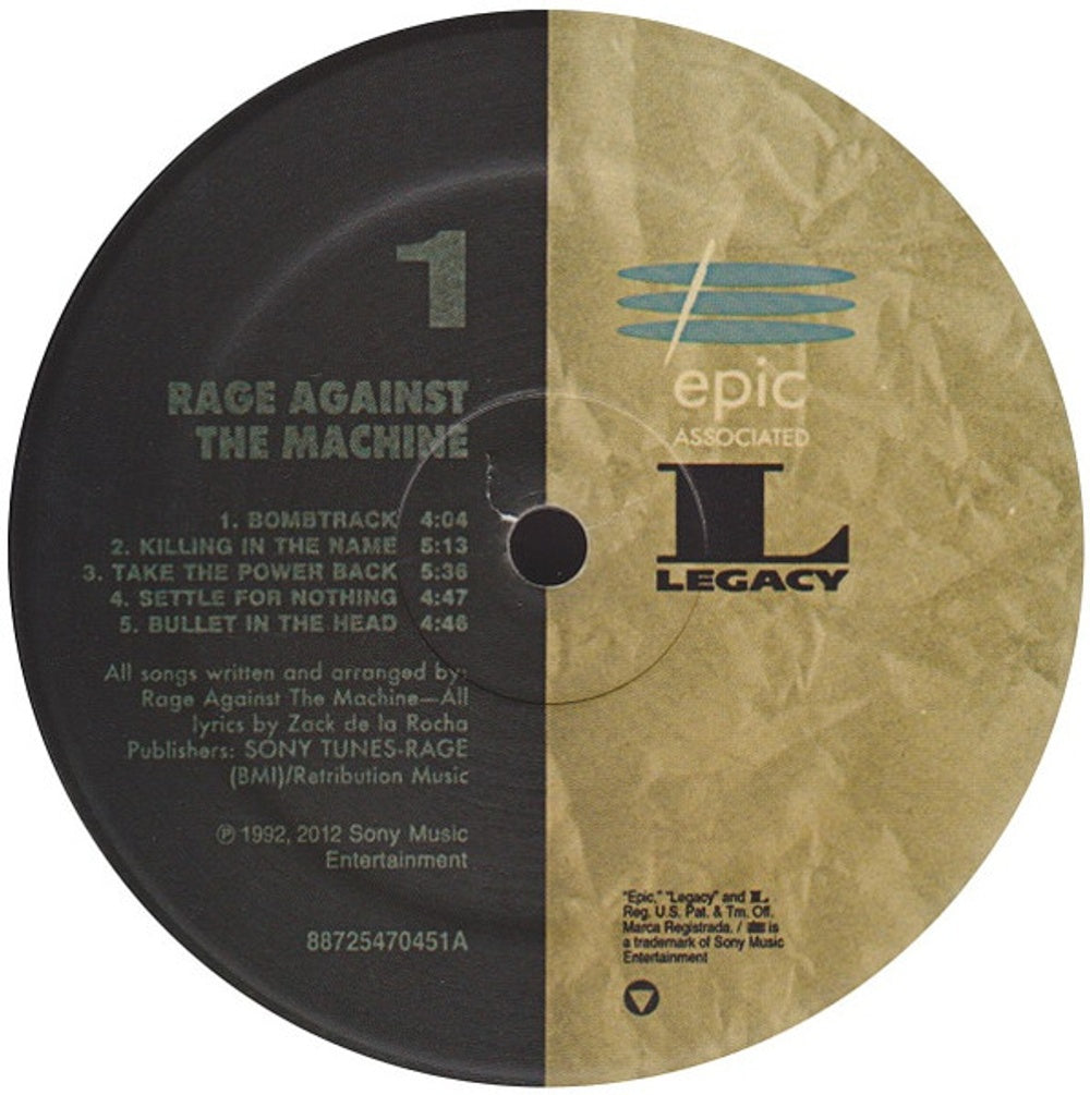 Rage Against The Machine – Rage Against The Machine XX (LP Vinyl)