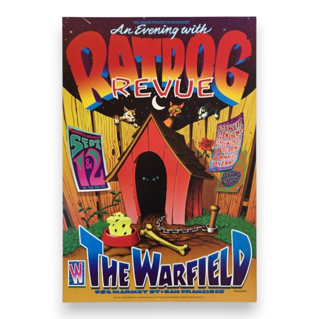 Ratdog, Revue – The Warfield, San Francisco (Sep 1–2, 1995) by Jim Phillips