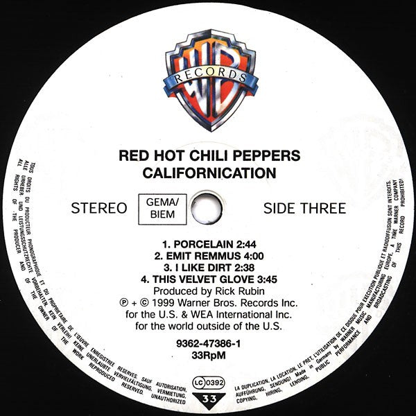 Red Hot Chili Peppers – Californication (180 Gram 2xLP Vinyl)