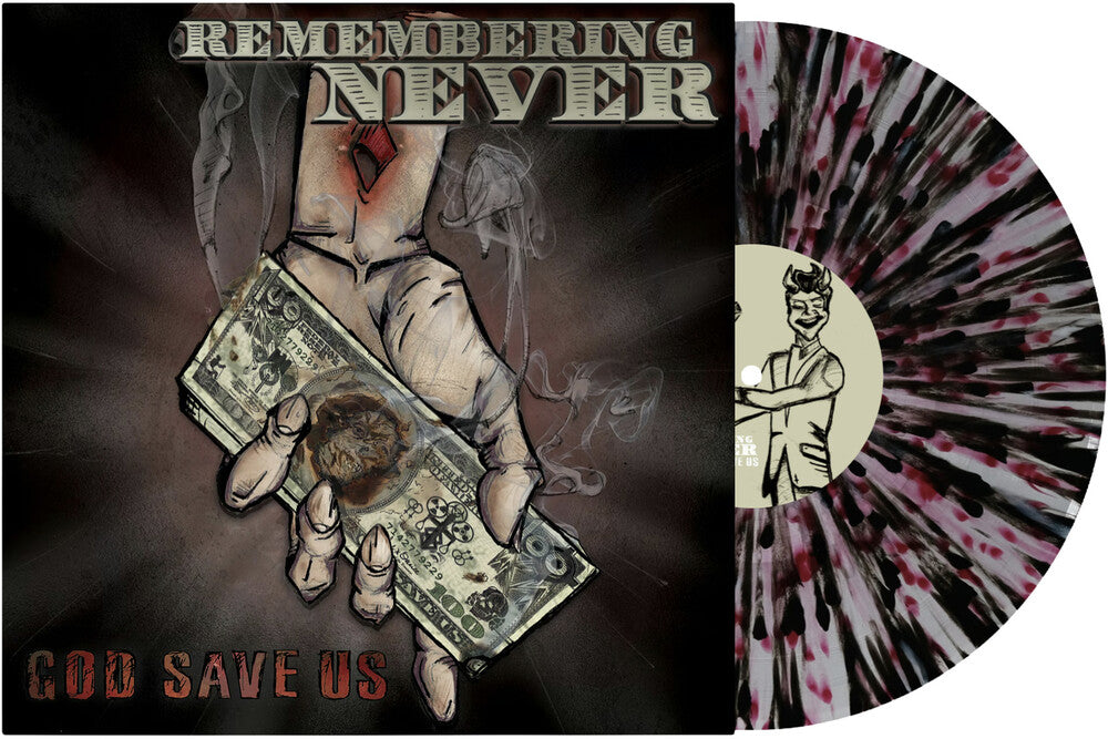 Remembering Never – God Save Us (Clear with White, Red, Black Splatter LP Vinyl)