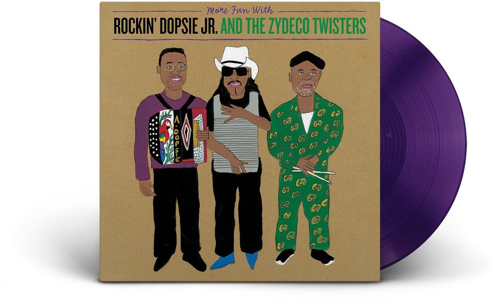 Rockin' Dopsie, Jr. & The Zydeco Twisters – More Fun With Rockin' Dopsie, Jr. & The Zydeco Twisters (Clear Purple LP Vinyl)
