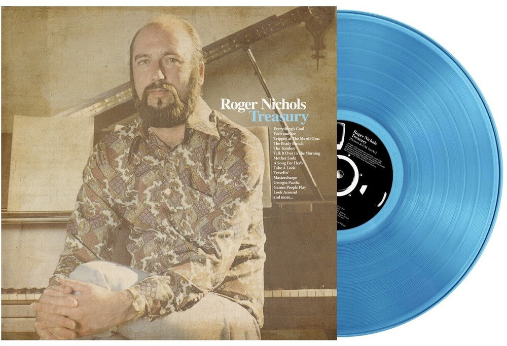 Roger Nichols & The Small Circle Of Friends – Roger Nichols Treasury (Demo & Cm Tracks, Blue LP Vinyl)