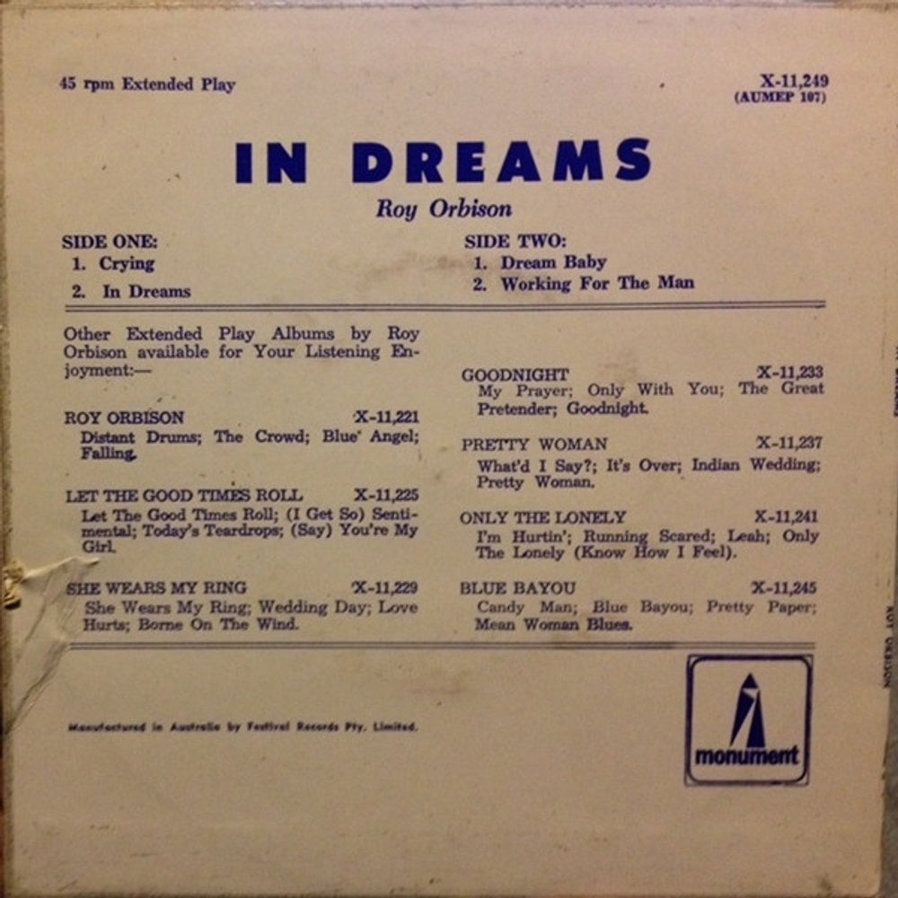 Roy Orbison – In Dreams (CD)