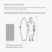 Ruca Performance Quick-Dry Travel Towel | Sublime x Slowtide