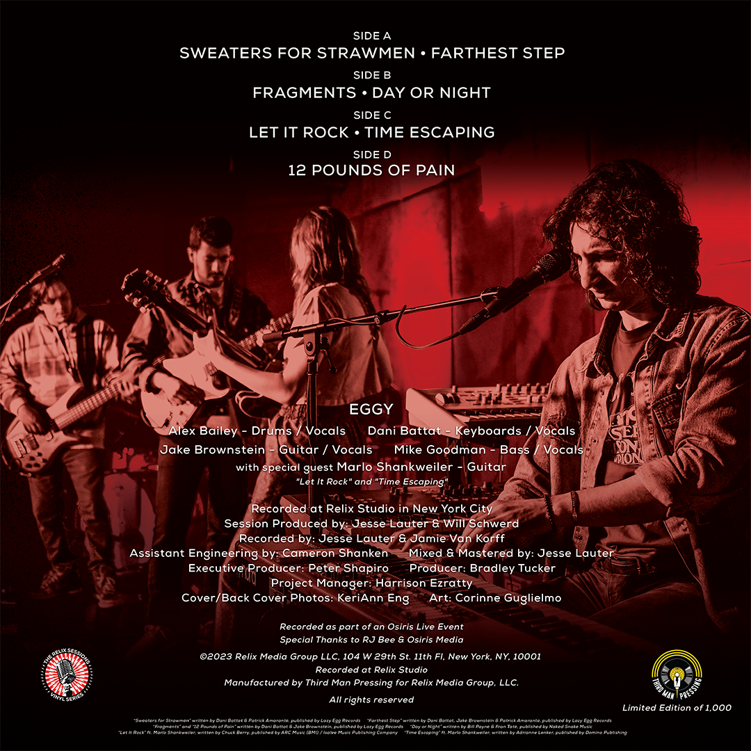[SCRATCH & DENT] Eggy - The Relix Session (Limited Edition 2-LP Vinyl)