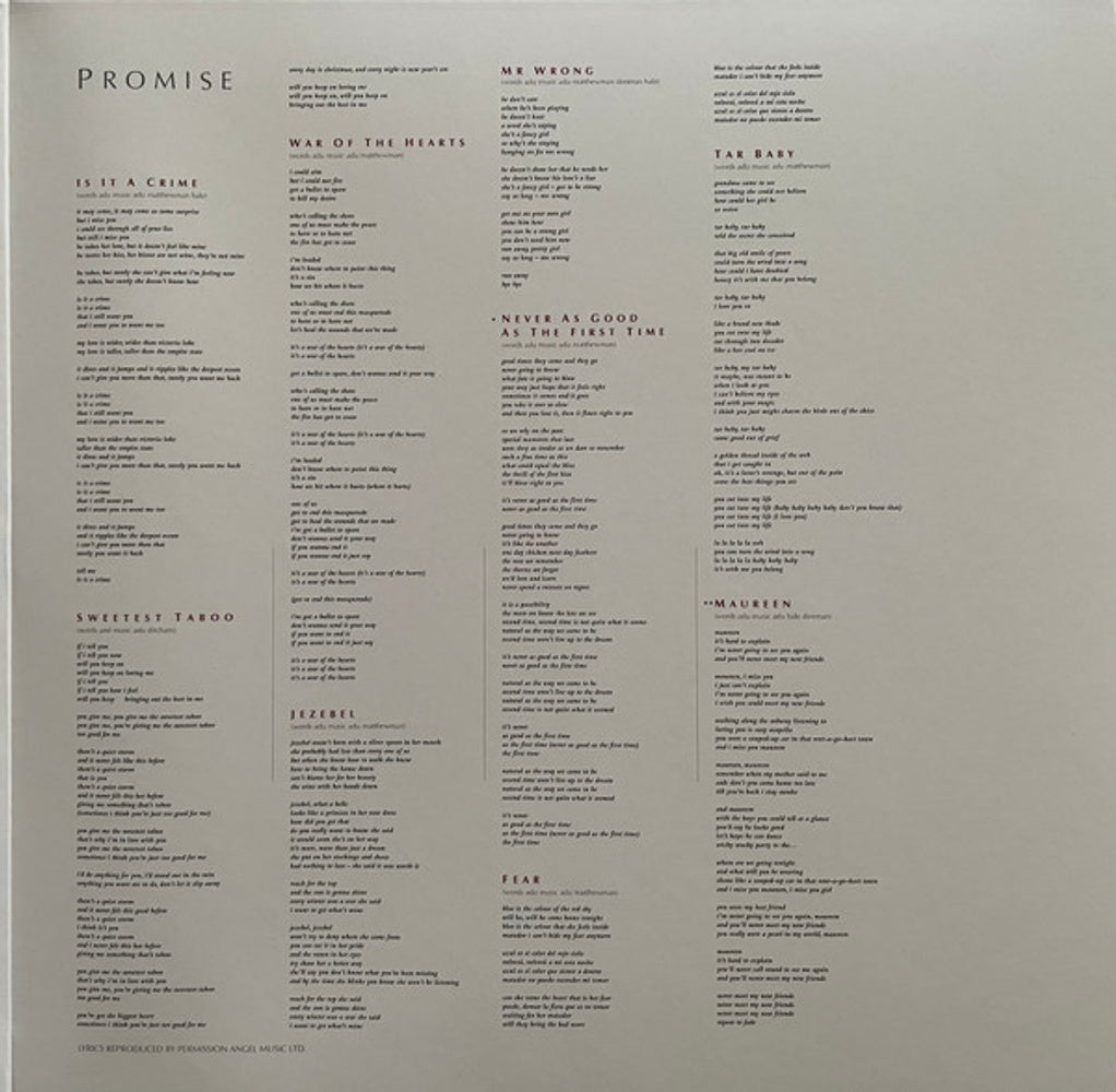 Sade – Promise (LP Vinyl)
