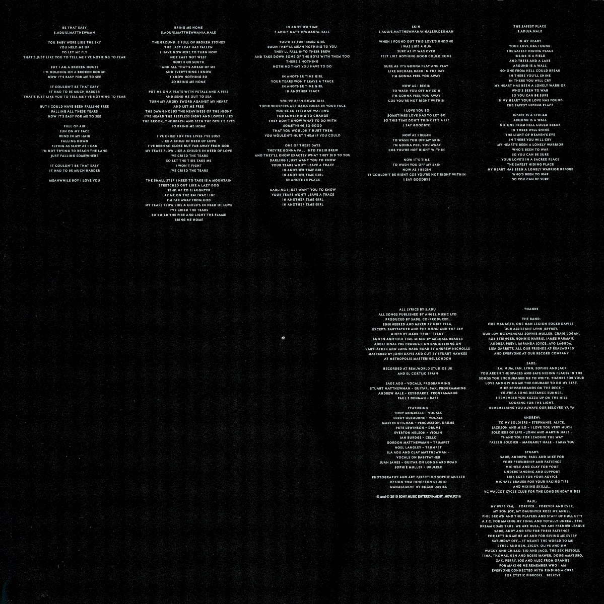 Sade – Soldier Of Love (LP Vinyl)