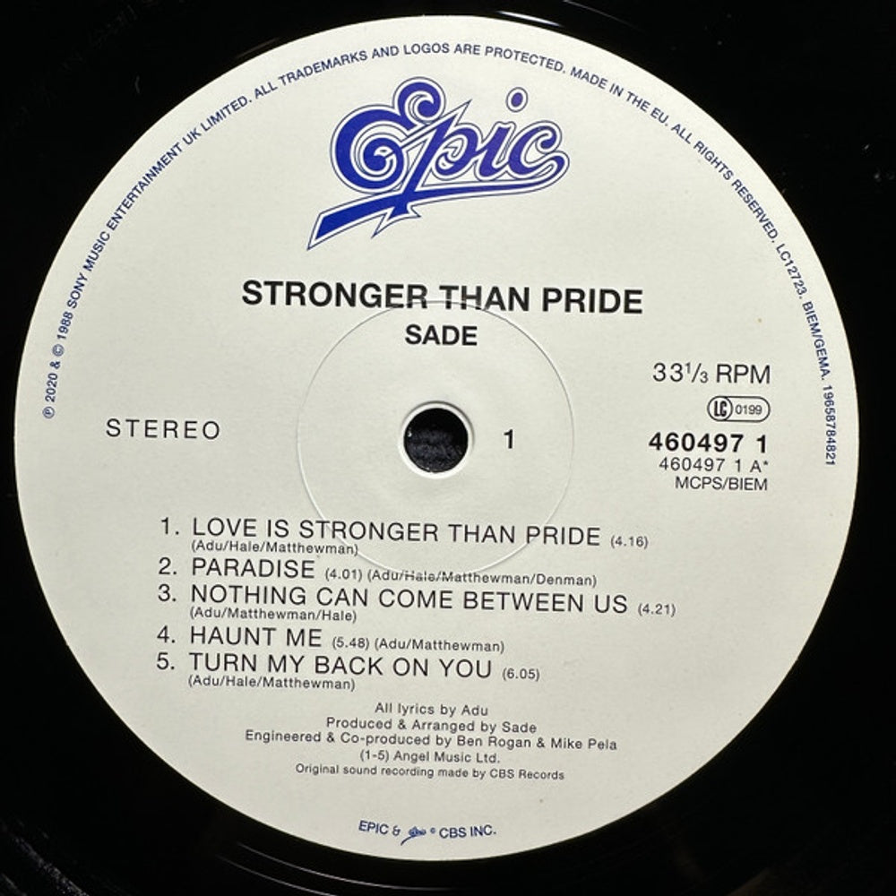Sade – Stronger Than Pride (LP Vinyl)