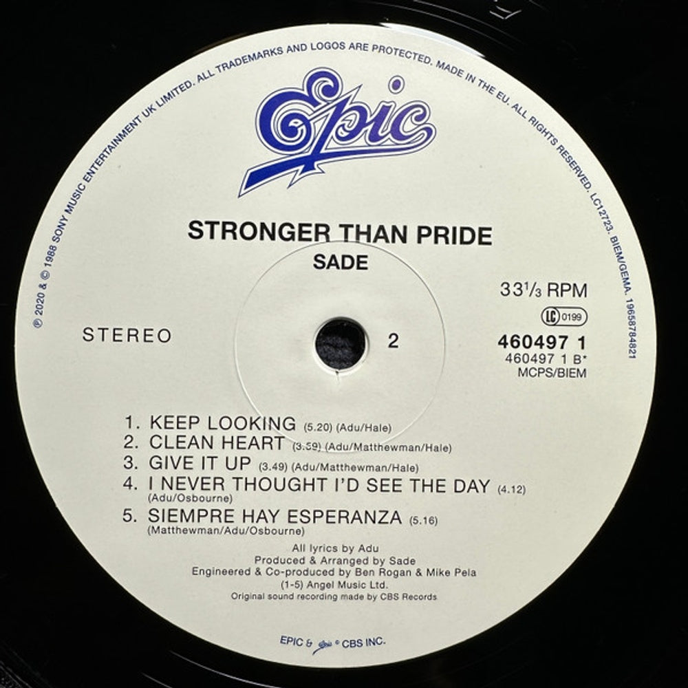 Sade – Stronger Than Pride (LP Vinyl)
