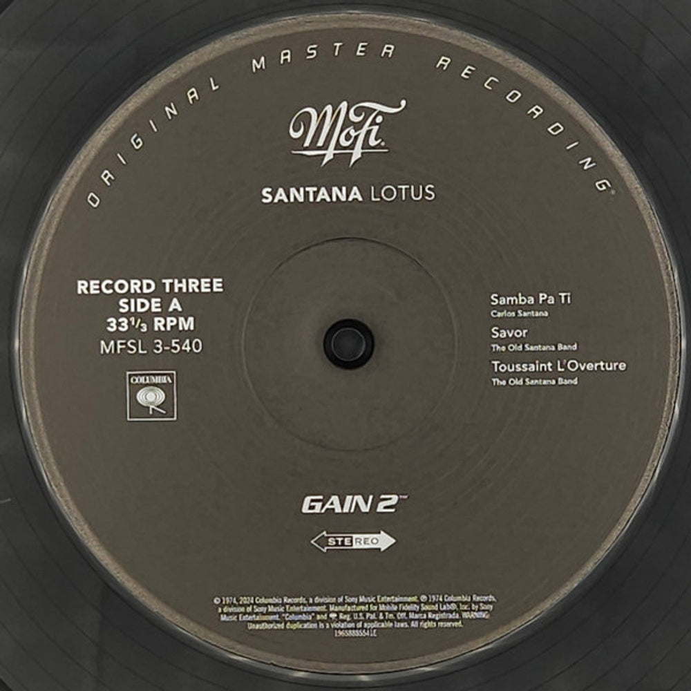 Santana – Lotus (Limited Edition, 180 Gram 3-LP Vinyl)