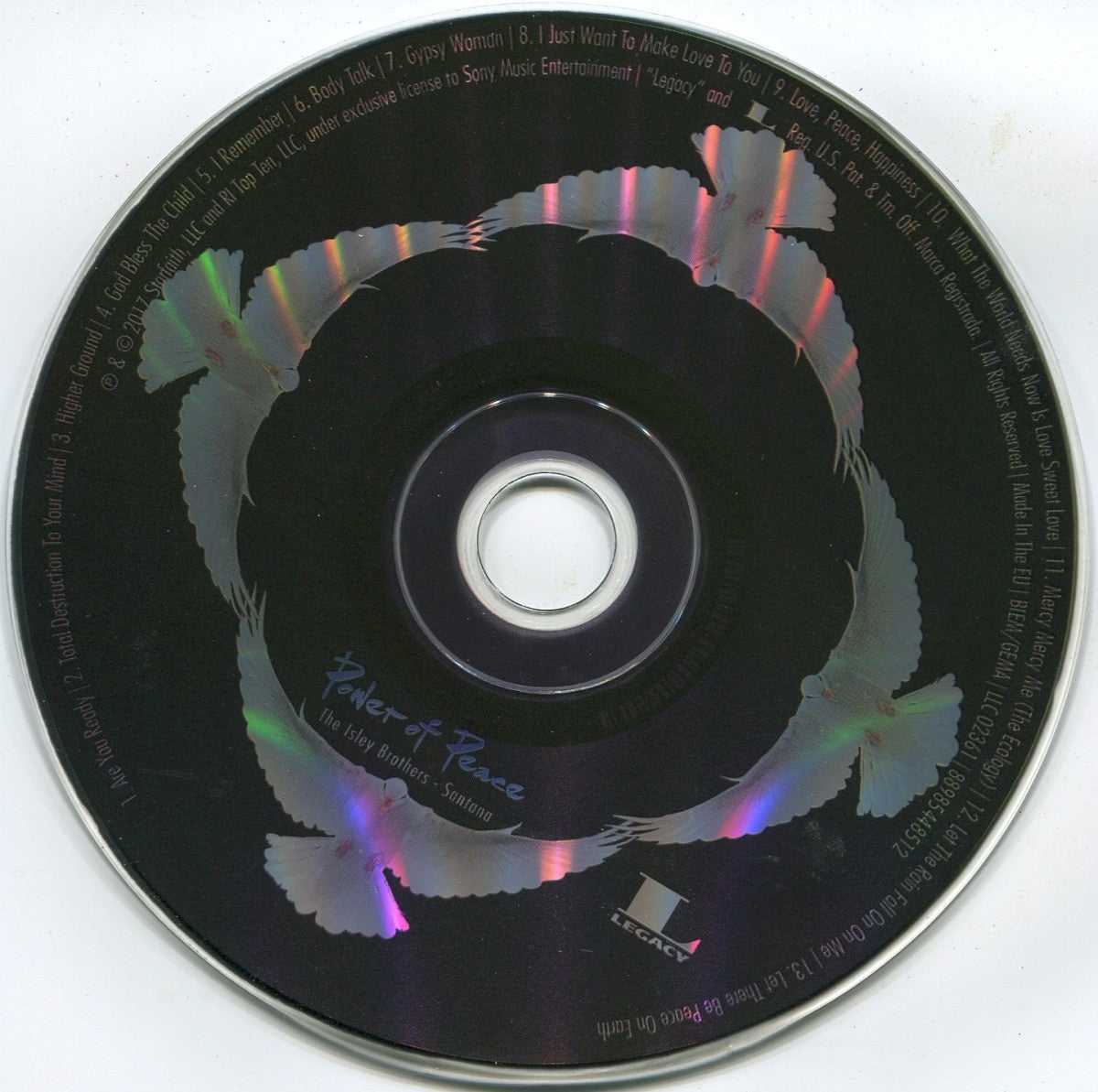Santana – Power Of Peace (CD) - Alternate View