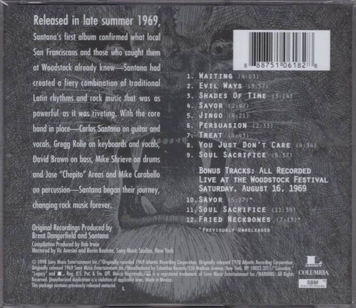 Santana – Santana (2-CD) - Alternate View