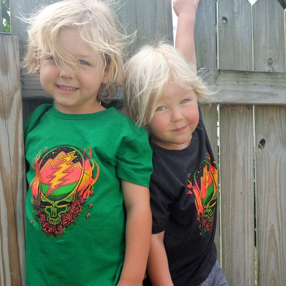 Grateful Dead Scarlet Fire Steal Your Face Toddler T-Shirt