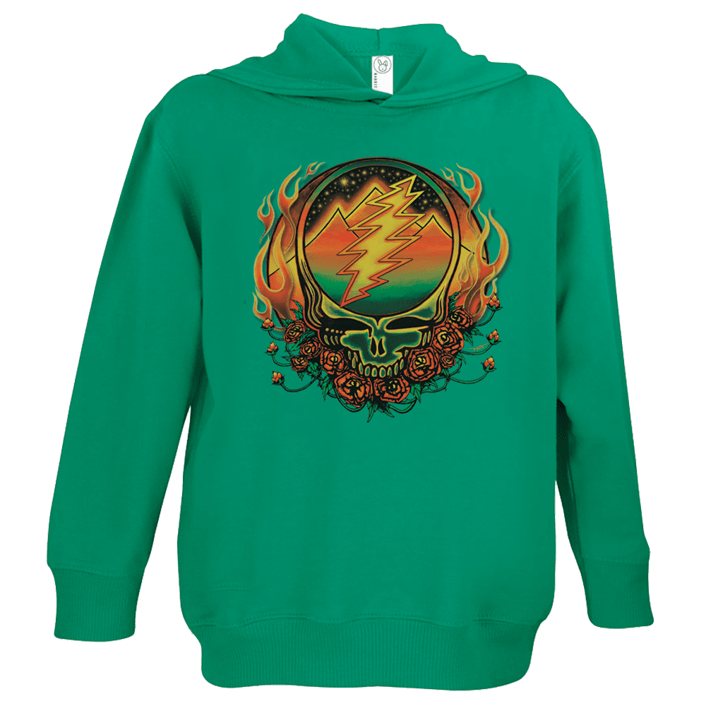 Grateful Dead Scarlet Fire Steal Your Face Toddler Hoodie