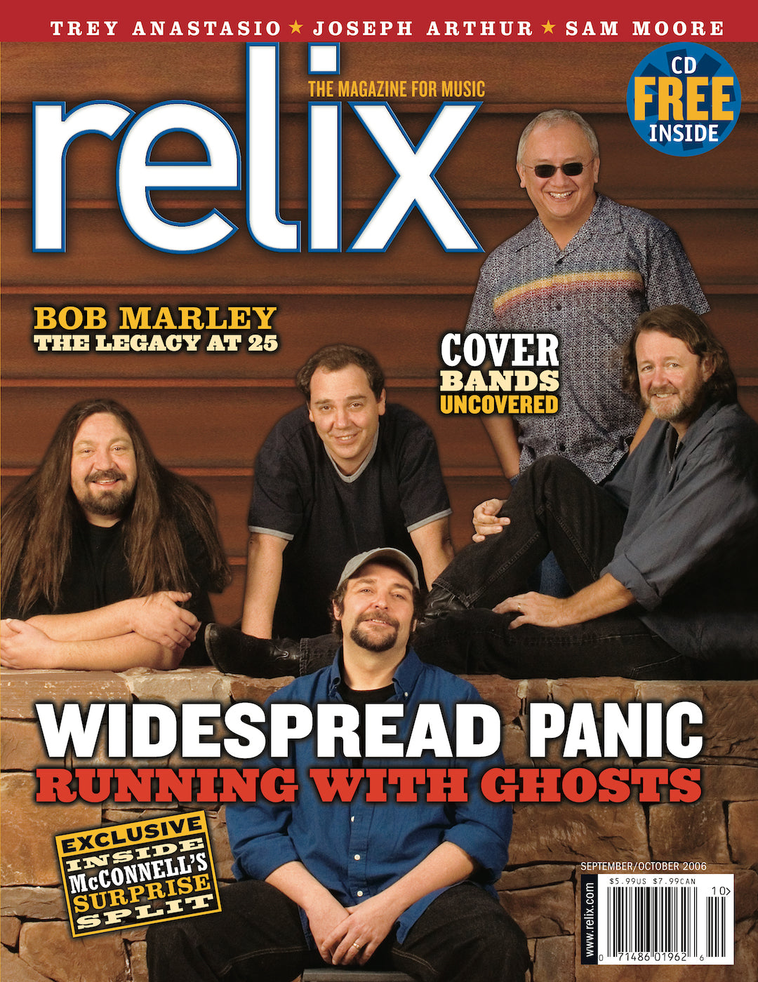 Widespread Panic - September/October 2006 Relix Issue