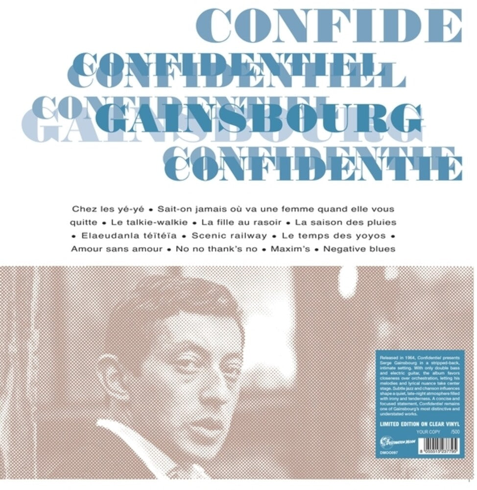 Serge Gainsbourg – Confidentiel (Limited Edition, Clear LP Vinyl)