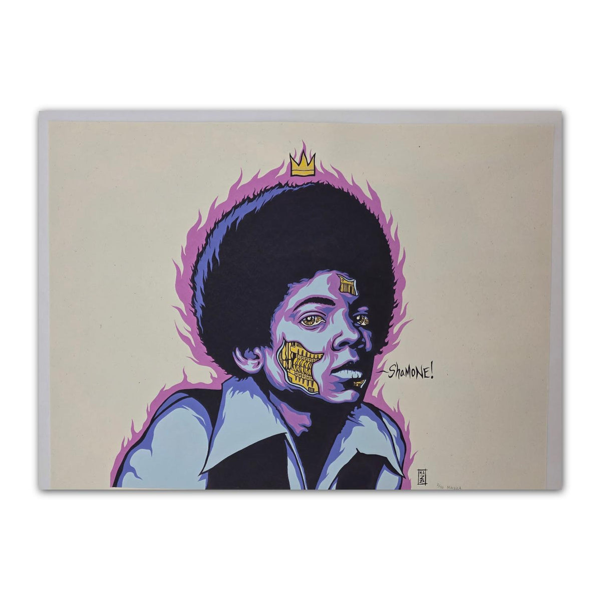 "Shamone" 2012 Art Print by Mazza