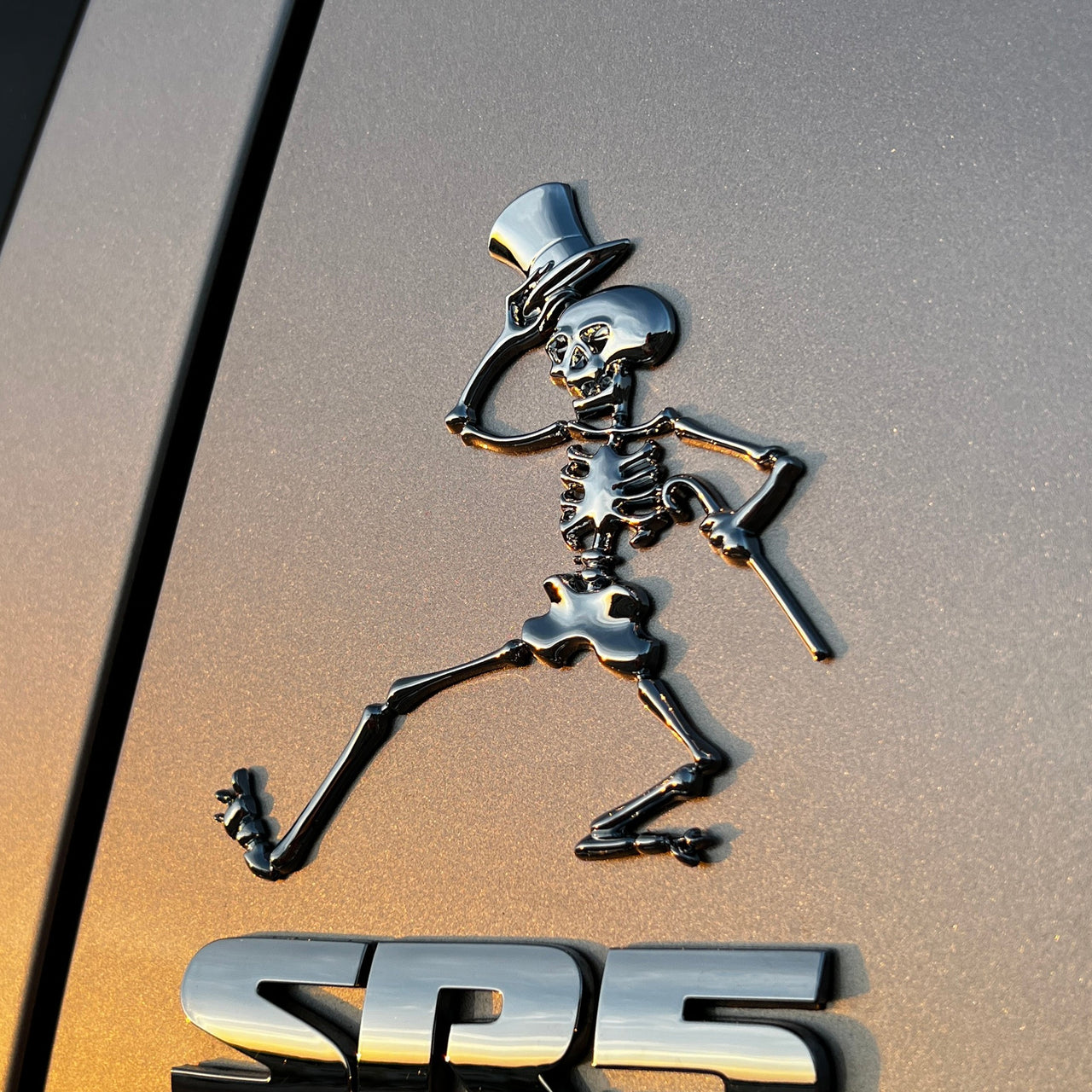 The Dancing Skeleton Badge