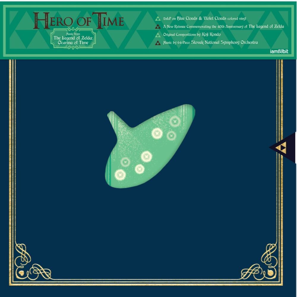 Slovak National Symphony Orchestra (Blue) (Colv) – Hero Of Time: Music From The Legend Of Zelda -Ost (LP Vinyl)