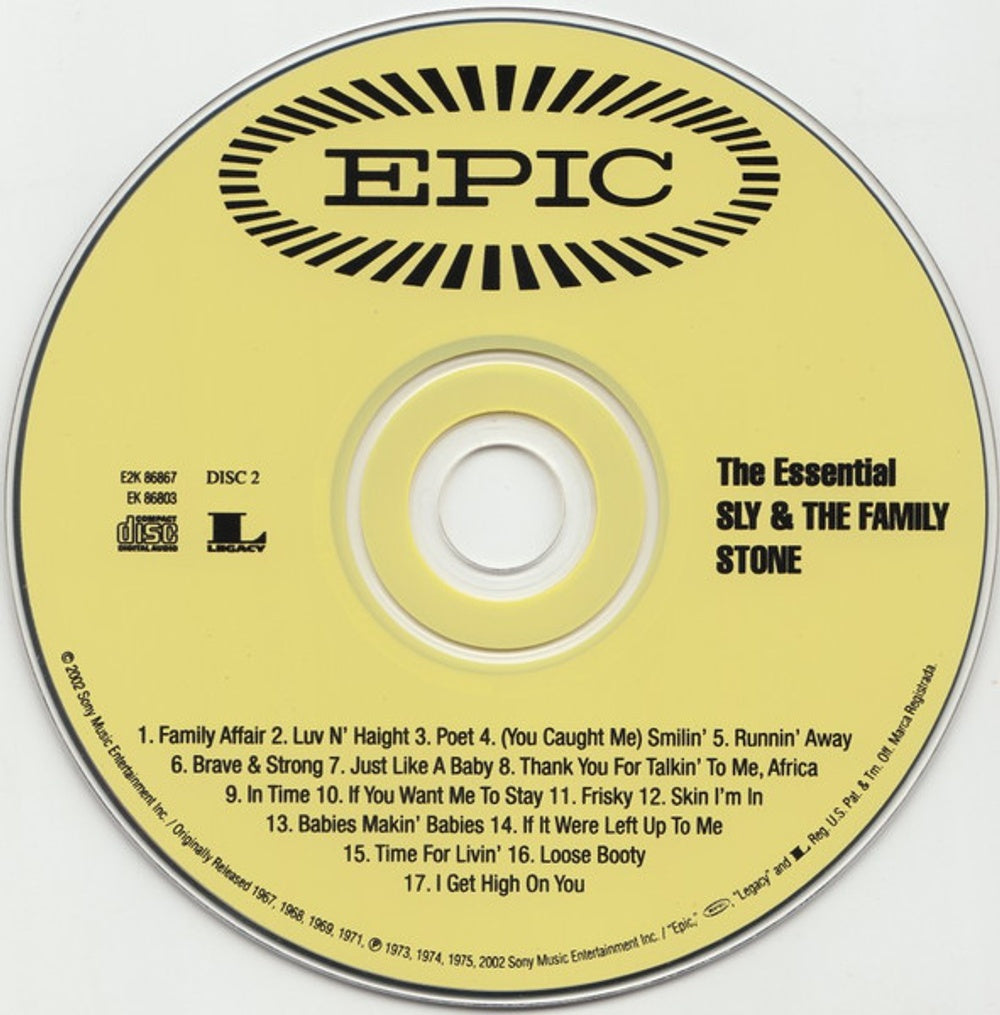 Sly & The Family Stone – Essential Sly & Family Stone (2-CD) - Alternate View
