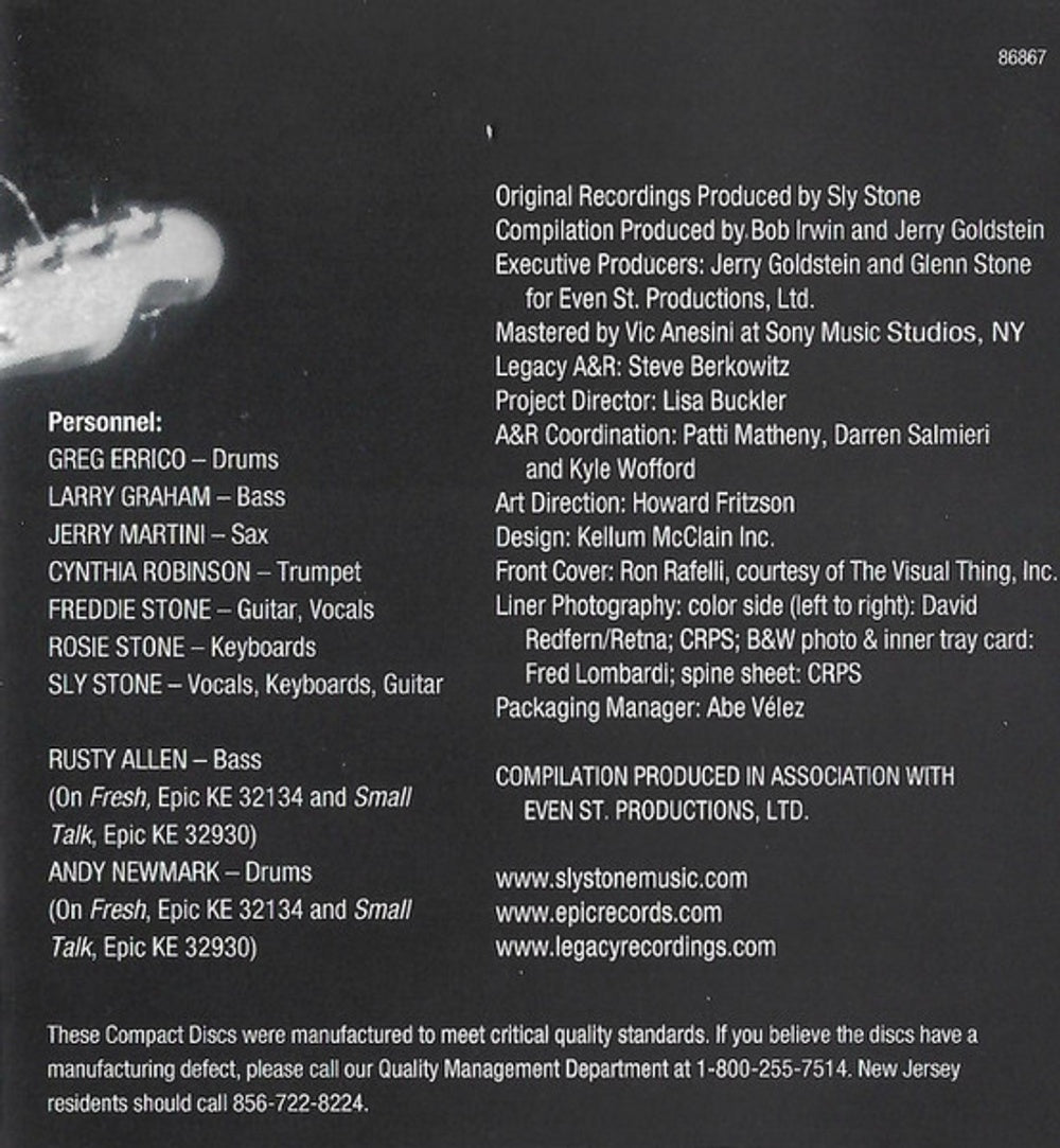 Sly & The Family Stone – Essential Sly & Family Stone (2-CD) - Side View