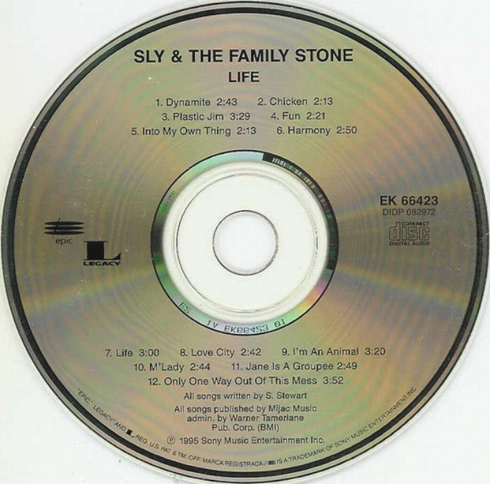 Sly & The Family Stone – Life (CD) - Alternate View