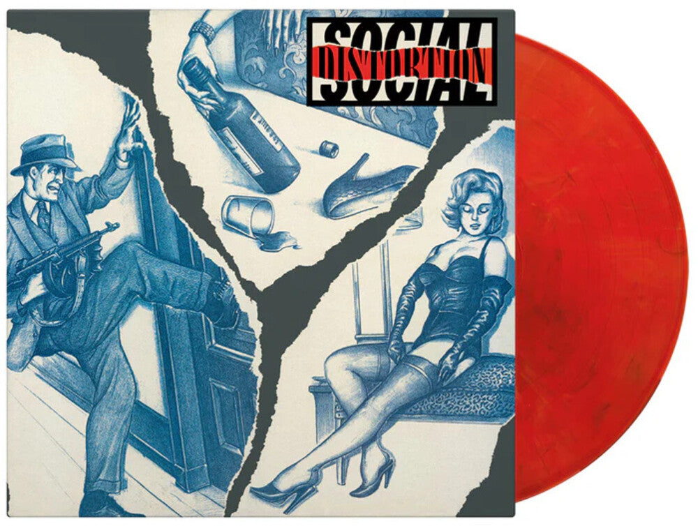 Social Distortion – Social Distortion [180 Gram Translucent Red Black White Marble] (LP Vinyl)