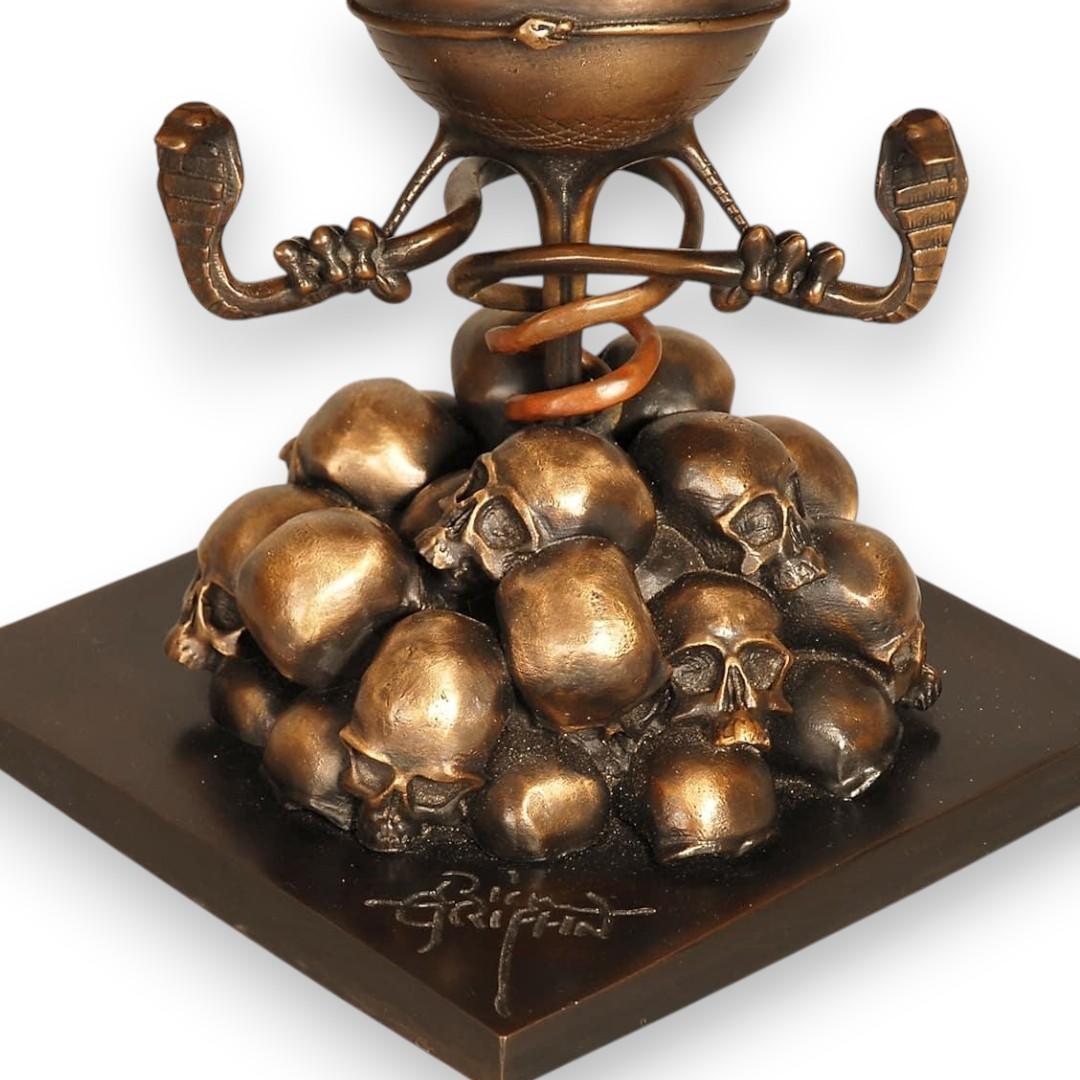 Soundproof Eyeball Limited Edition Bronze Sculpture by Rick Griffin - Alternate View