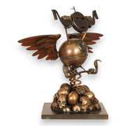 Soundproof Eyeball Limited Edition Bronze Sculpture by Rick Griffin - Close-Up