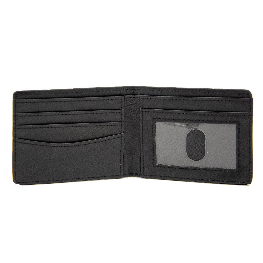 Space Your Face + Skull & Roses Bi-Fold Wallet | Galaxy
