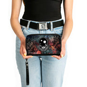 Space Your Face Zipper Wallet | Galaxy