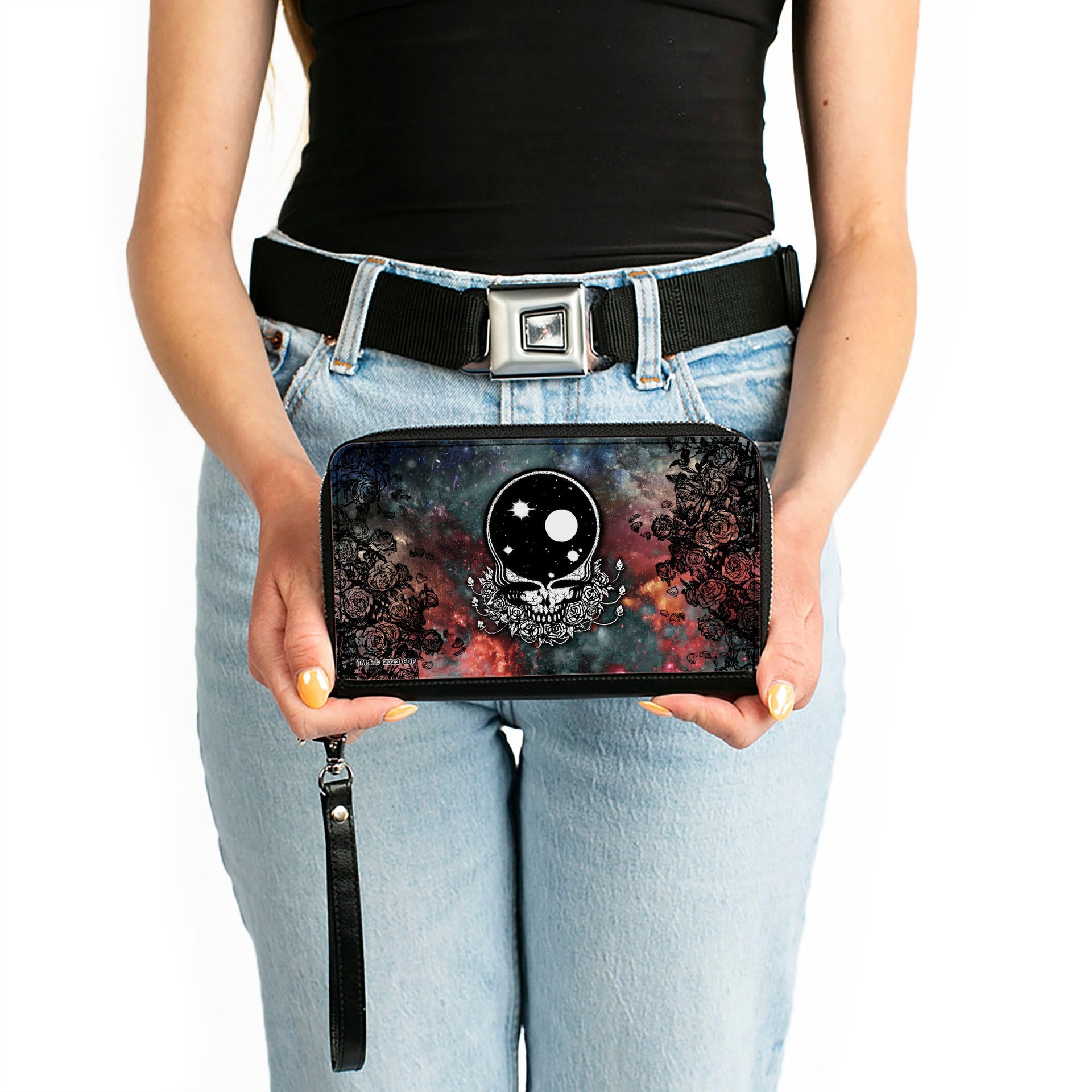 Space Your Face Zipper Wallet | Galaxy