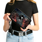 Space Your Face Zipper Wallet | Galaxy