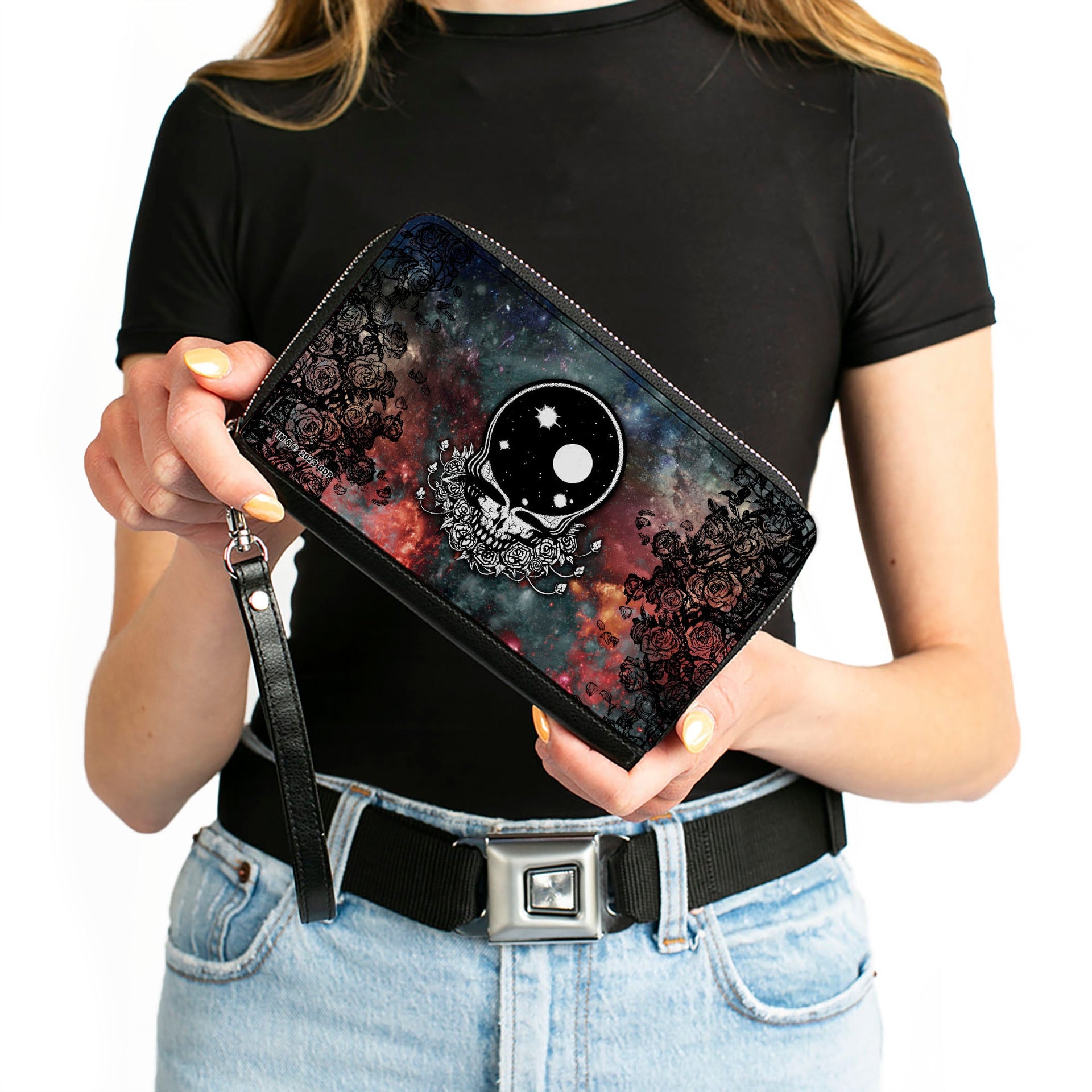 Space Your Face Zipper Wallet | Galaxy