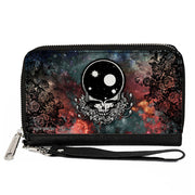 Space Your Face Zipper Wallet | Galaxy