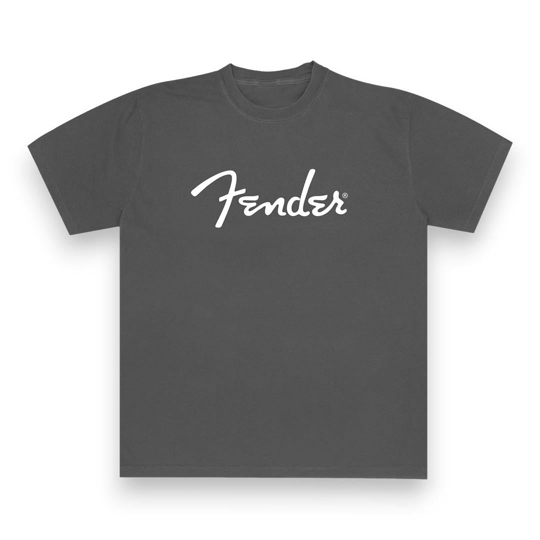 Fender Spaghetti T-Shirt – Charcoal