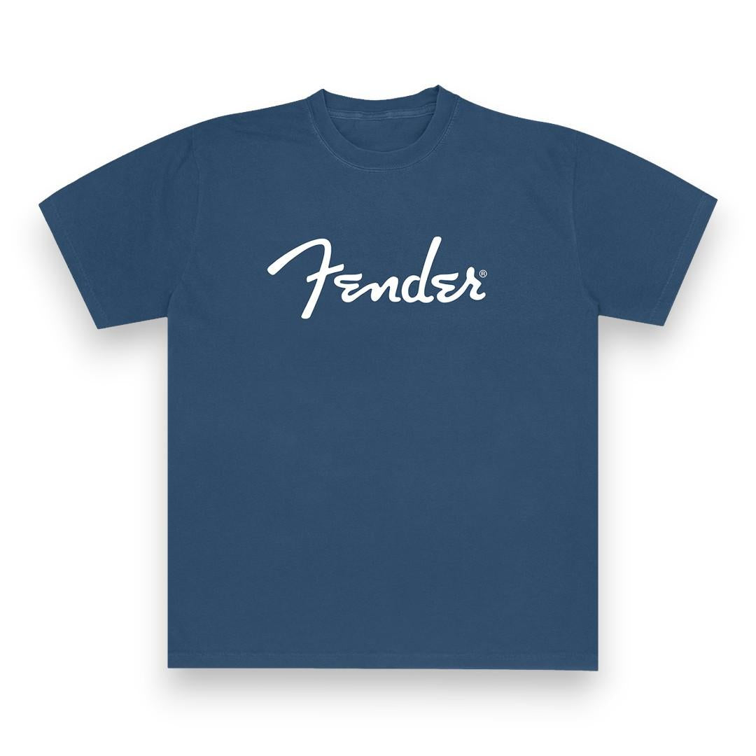 Fender Spaghetti T-Shirt – Indigo Blue