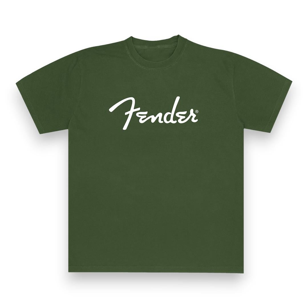 Fender Spaghetti T-Shirt – Military Green