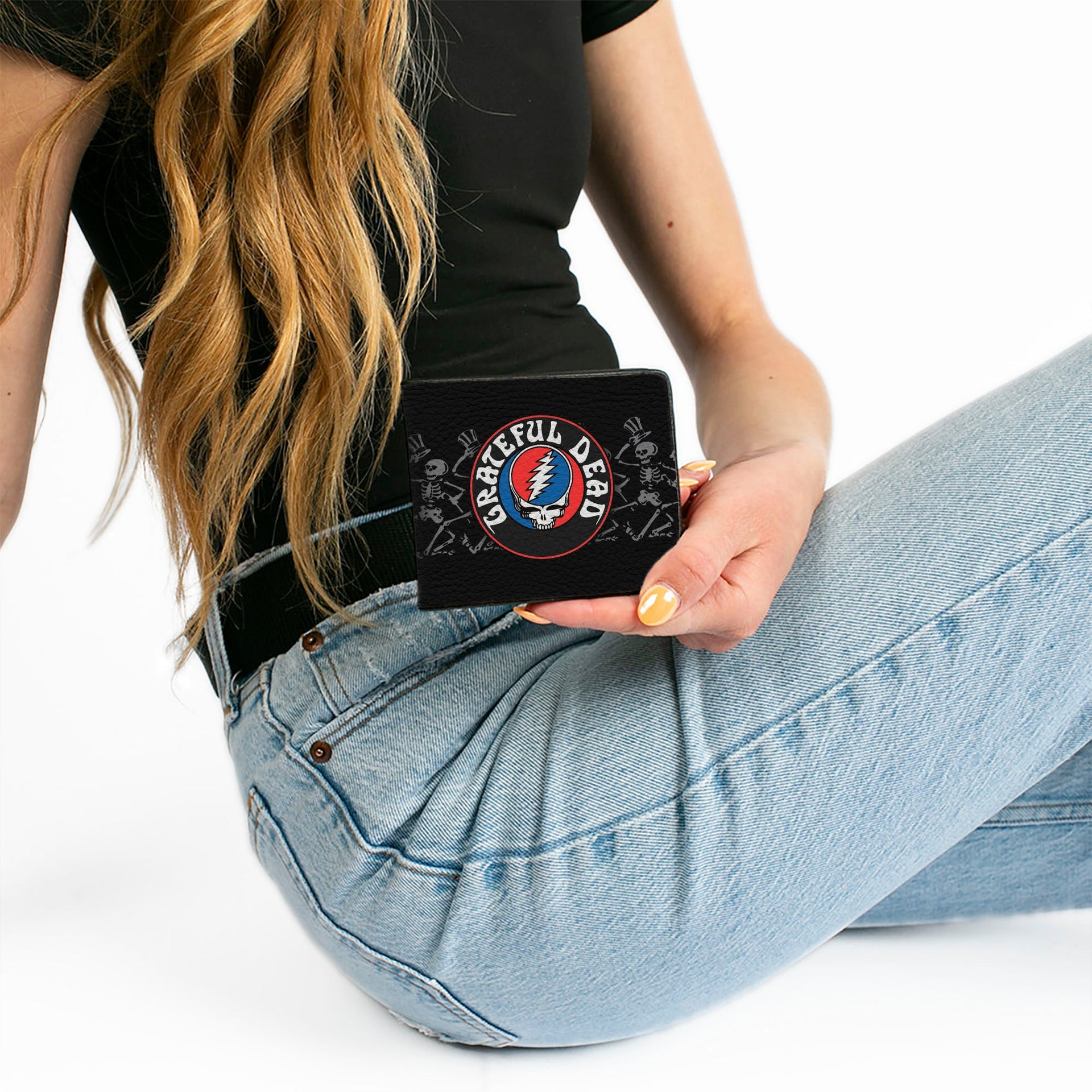 Steal Your Face + Dancing Skeletons Bi-Fold Wallet