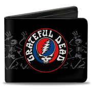 Steal Your Face + Dancing Skeletons Bi-Fold Wallet