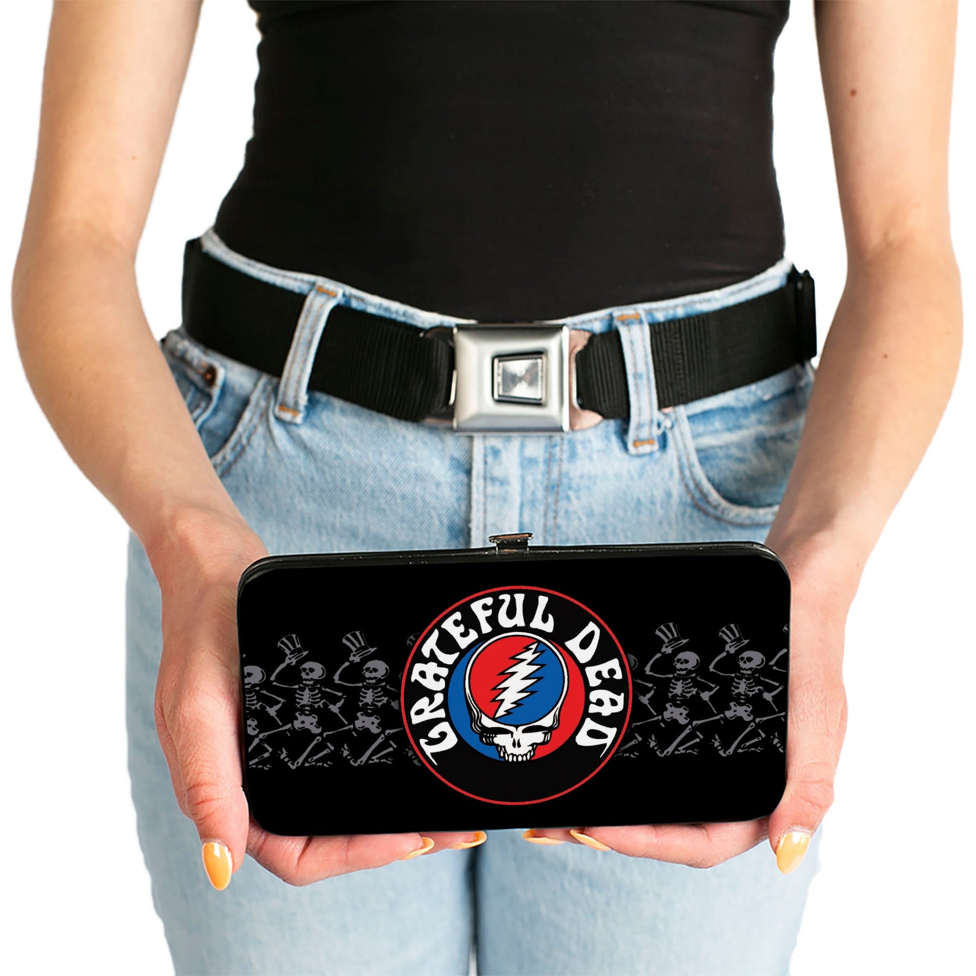 Steal Your Face + Dancing Skeletons Hinged Wallet