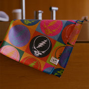 Steal Your Face Quick-Dry Kitchen Towel - Multi | Grateful Dead x Slowtide - Detail