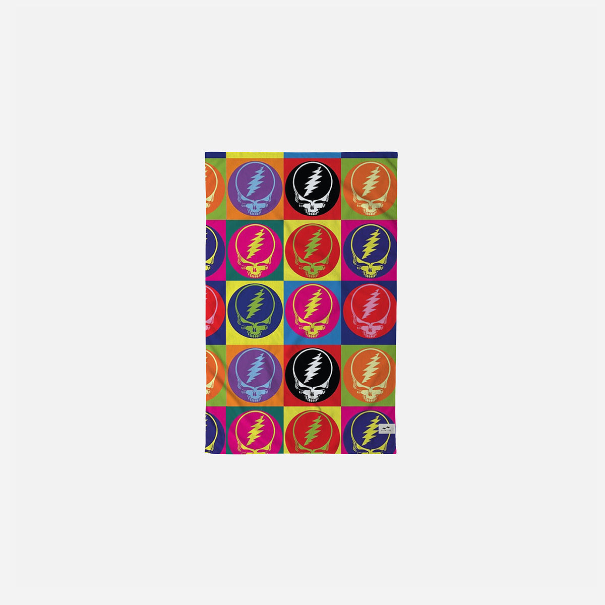 Steal Your Face Quick-Dry Kitchen Towel - Multi | Grateful Dead x Slowtide - Front