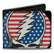 Steal Your Face + Stars and Stripes Bi-Fold Wallet | Close-Up