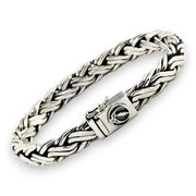 Grateful Dead Steal Your Face Sterling Silver Bracelet - Front